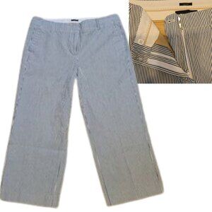 Capri pin-striped pants